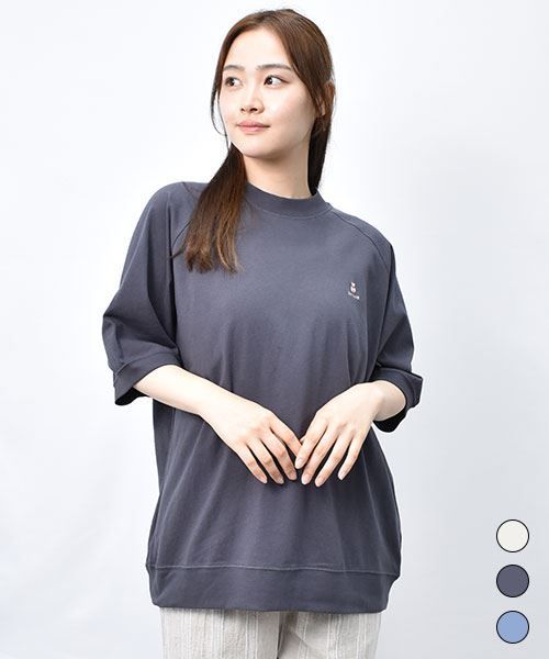 【Tシャツ】 ワンポイント ラグラン Tシャツ