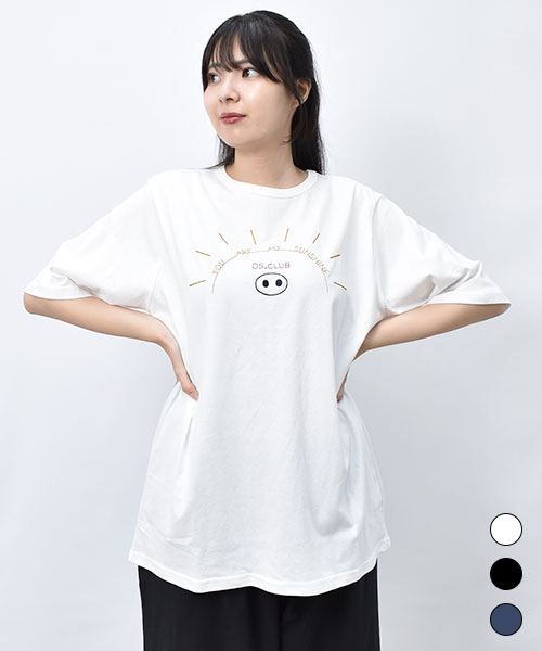 【Tシャツ】 ブタ鼻 ロゴ Tシャツ