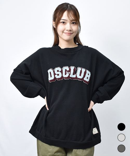 【トレーナー】 サガラ刺繍 ロゴ ハイネック トレーナー