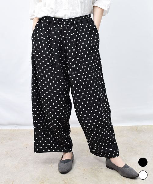 【パンツ】 ドット リラックス パンツ
