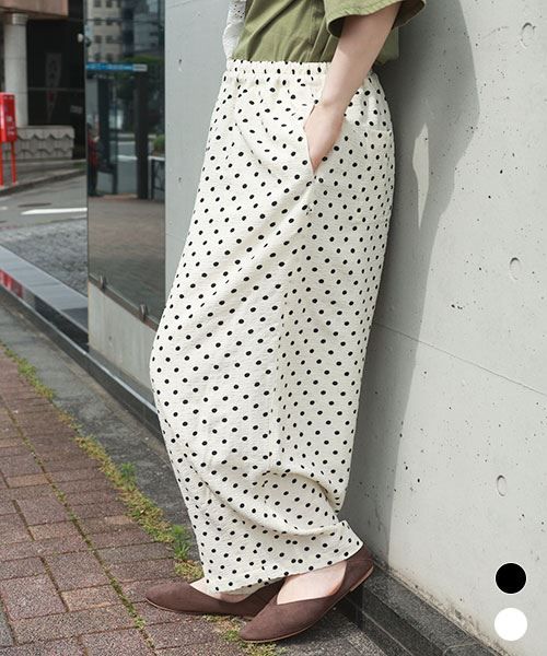 【パンツ】 ドット リラックス パンツ
