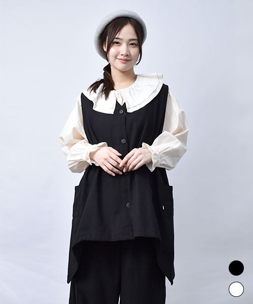 【ベスト】 シンプル Aライン ベスト