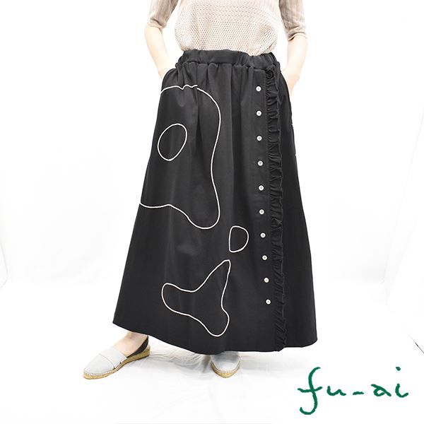 ふるさと割】 mamekurogouchi ミニスカート コード刺繍スカート - htii