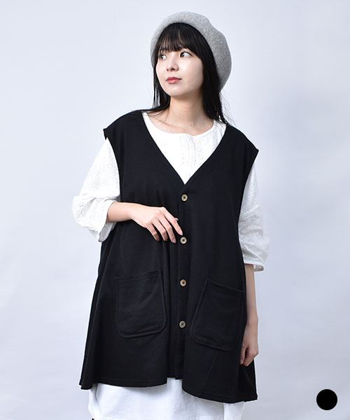 【ベスト】 Vネック シンプル ベスト