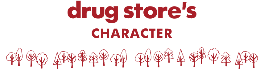 drug store'sキャラクター紹介バナー